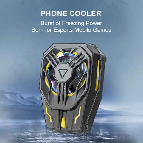 Portable Mecha Cooling Mobile Phone Radiator – Fast Heat Dissipation Cold Wind Fan N40 Cooling Artifact
